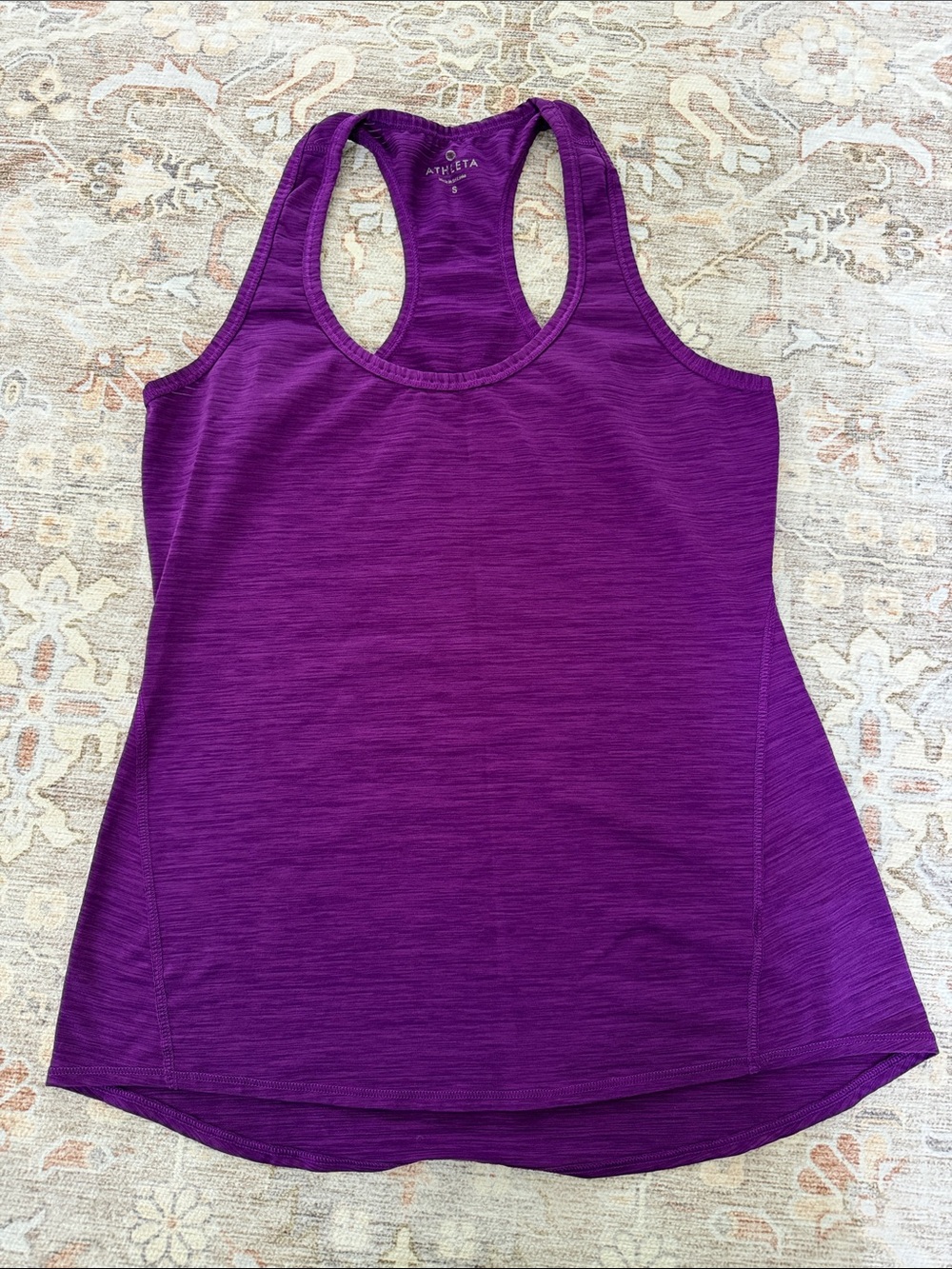 Athleta Purple Racerback Chi Tank
